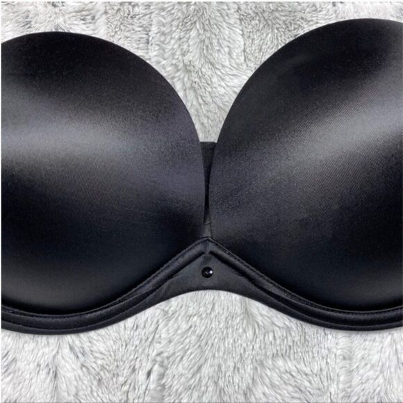 💖Victoria’s Secret Very Sexy Strapless Bra in BLACK, Size: 34D - Picture 4 of 7